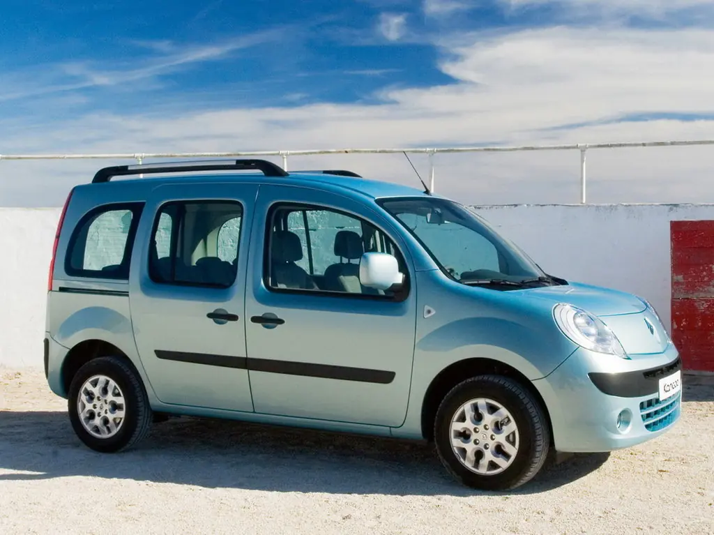 Renault Kangoo (KW0A, KW0B, KW0C, KW0D, KW0G, KW0K, KW0Y, KW_) 2 поколение, минивэн (09.2007 - 05.2013)